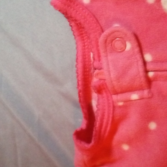 Carter's Newborn Girls Animal Face Fleece Footie 'Sleep and Play' Pajama Sleeper - Picture 7 of 9